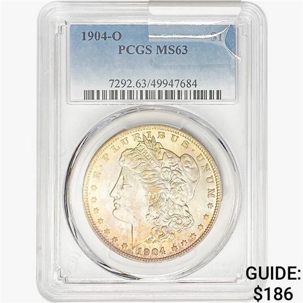 1904-O Morgan Silver Dollar PCGS MS63