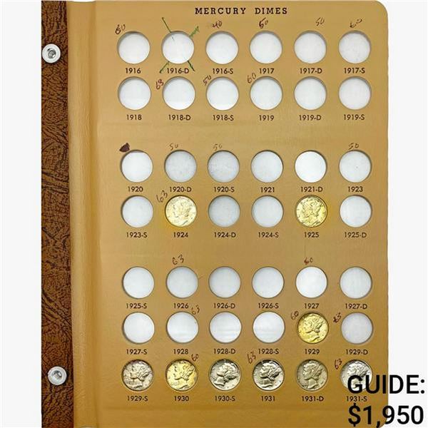 1924-1925 [45] Mercury Dime Album