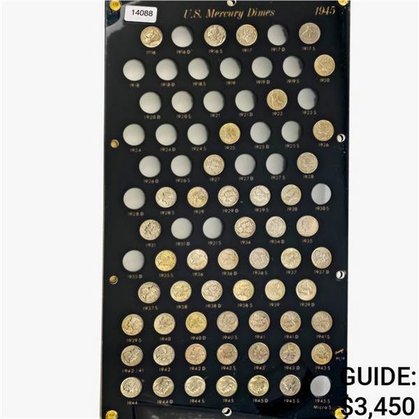 1916-1945 [50] Mercury Dime Set