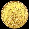 Image 2 : 1920 Mexico Gold 2 Pesos 0.0482oz UNCIRCULATED