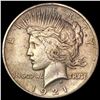 1921 Silver Peace Dollar NEARLY UNCIRCULATED