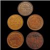 Image 2 : [5] 1861 Varied Civil War Tokens Lot [5 Coins] HIGH GRADE