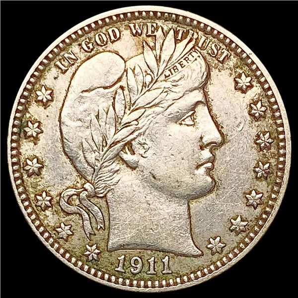 1911-D Barber Quarter CLOSELY UNCIRCULATED