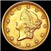 1854 Rare Gold Dollar CHOICE AU