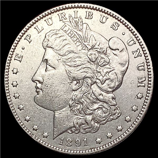 1891-CC Morgan Silver Dollar CLOSELY UNCIRCULATED
