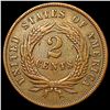 Image 2 : 1868 Two Cent Piece CLOSELY UNCIRCULATED
