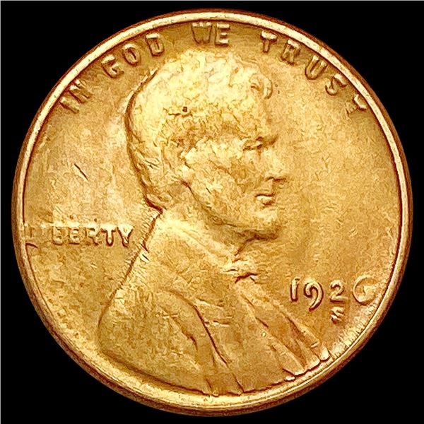 1926-S Wheat Cent CLOSELY UNCIRCULATED