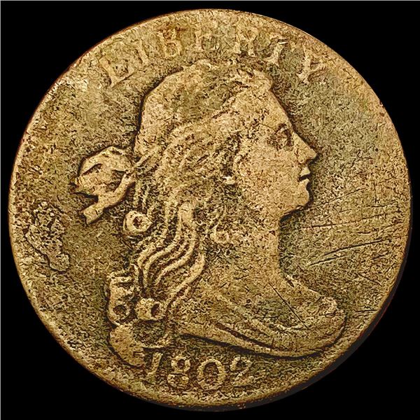 1802 Draped Bust Large Cent NICELY CIRCULATED