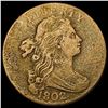Image 1 : 1802 Draped Bust Large Cent NICELY CIRCULATED