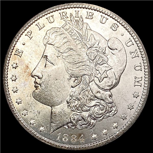 1884-CC Morgan Silver Dollar CHOICE BU