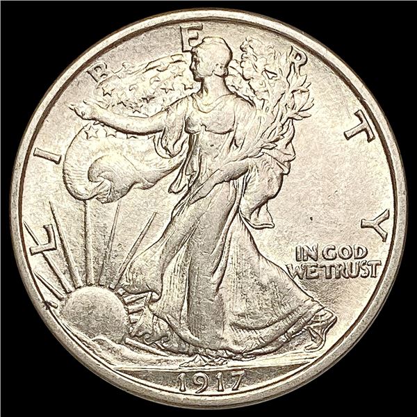 1917-D Walking Liberty Half Dollar UNCIRCULATED