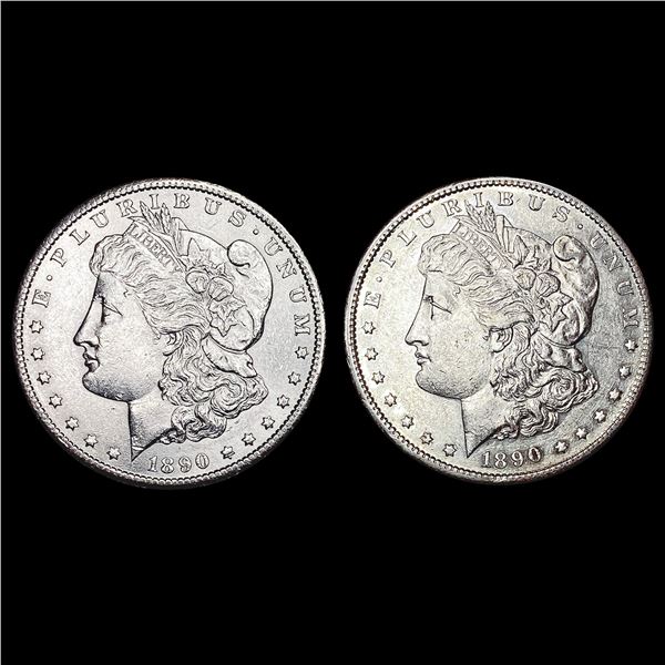 [2] 1890-S Morgan Silver Dollar UNCIRCULATED