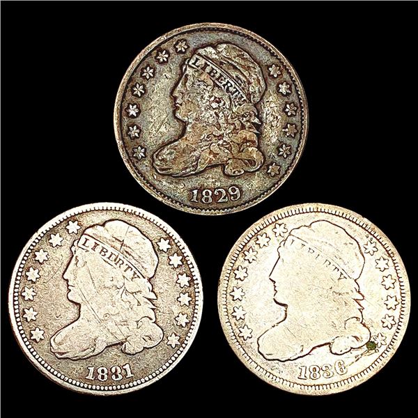[3] 1829-1836 Capped Bust Dime NICELY CIRCULATED