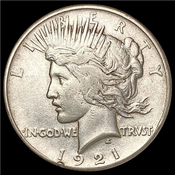 1921 Silver Peace Dollar NEARLY UNCIRCULATED