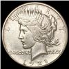 Image 1 : 1921 Silver Peace Dollar NEARLY UNCIRCULATED