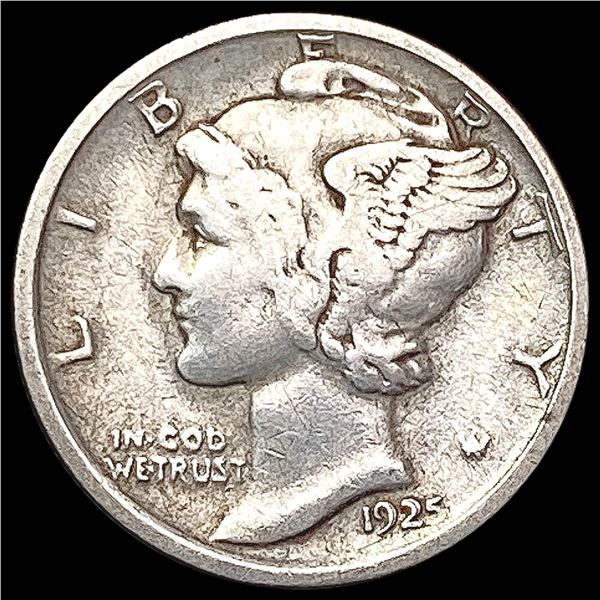 1925-D Mercury Dime CLOSELY UNCIRCULATED