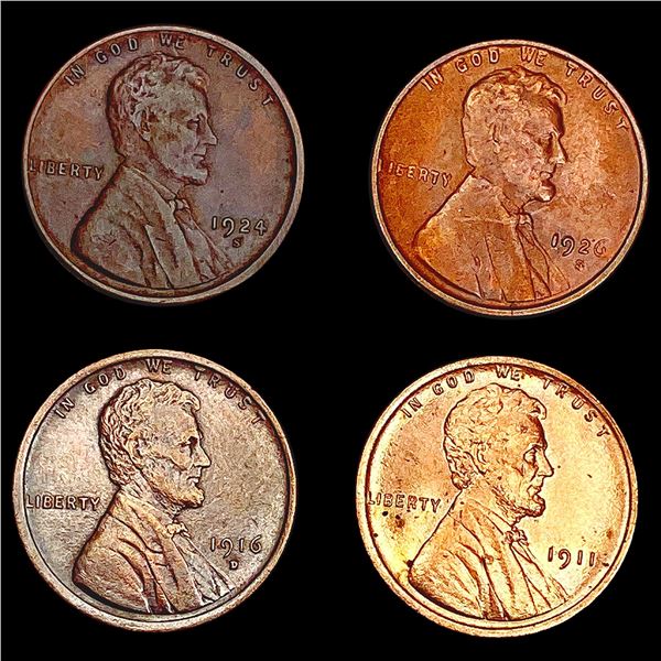 [4] 1911-1926 Wheat Cent HIGH GRADE