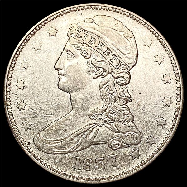 1837 Capped Bust Half Dollar CLOSELY UNCIRCULATED