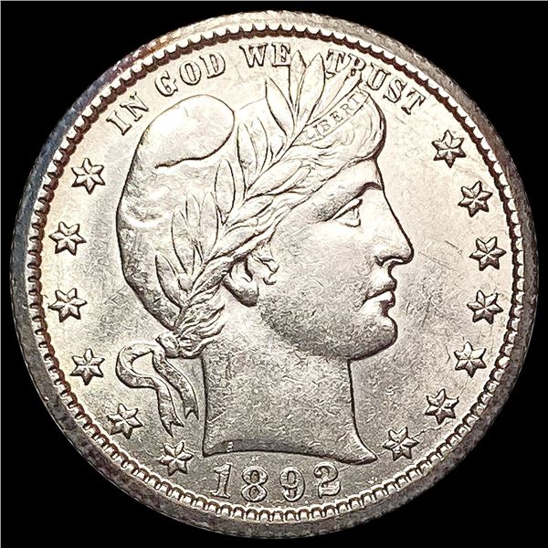 1892-O Barber Quarter UNCIRCULATED
