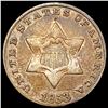 1853 Silver Three Cent CLOSELY UNCIRCULATED