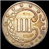 Image 2 : 1853 Silver Three Cent CLOSELY UNCIRCULATED
