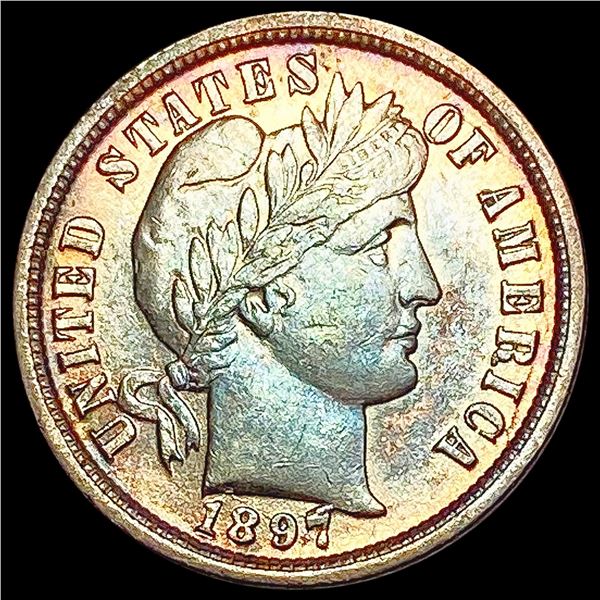 1897 Barber Dime UNCIRCULATED