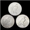Image 2 : [3] 1926-1934 Silver Peace Dollar HIGH GRADE