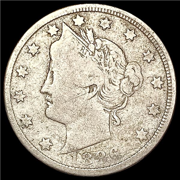 1886 Liberty Victory Nickel NICELY CIRCULATED