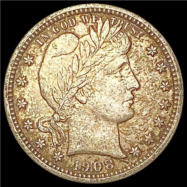 1908-O Barber Quarter NEARLY UNCIRCULATED