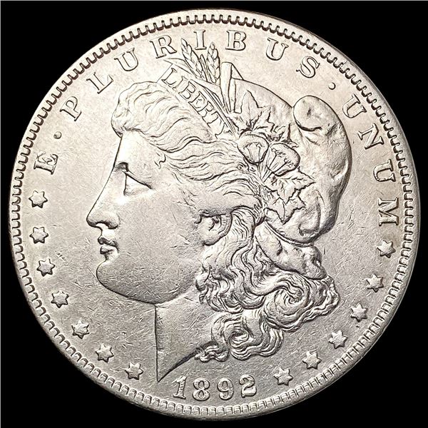1892 Morgan Silver Dollar CLOSELY UNCIRCULATED