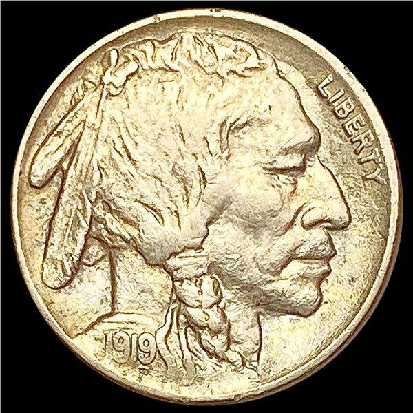 1919-S Buffalo Nickel CHOICE AU