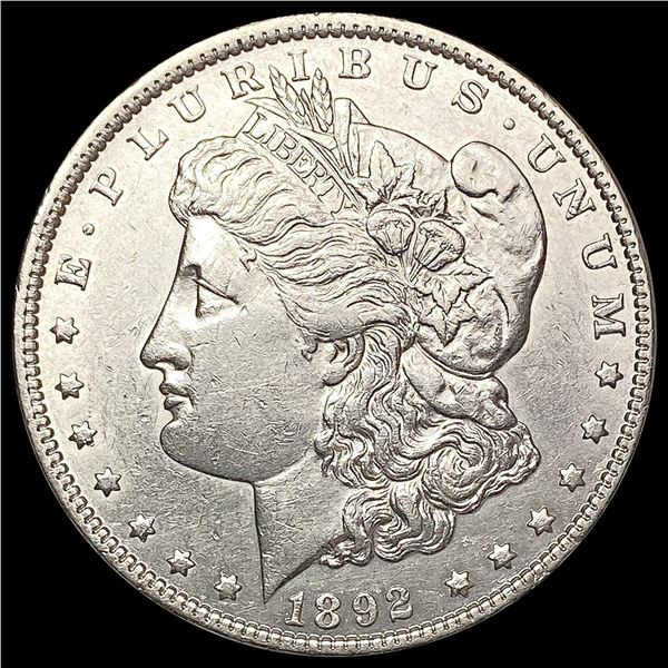 1892 Morgan Silver Dollar CHOICE AU