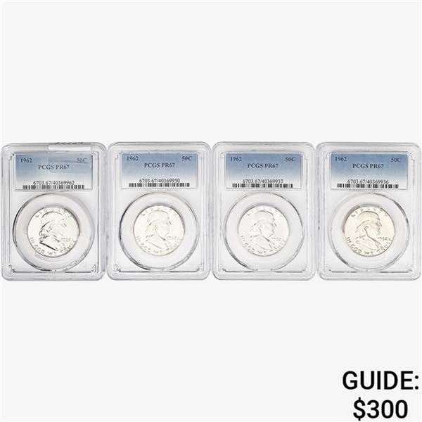 [4]1962 Franklin Half Dollar PCGS PR67