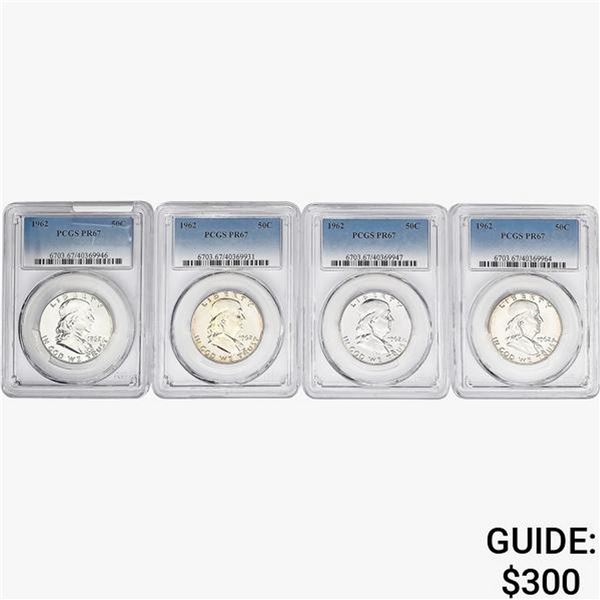 [4]1962 Franklin Half Dollar PCGS PR67