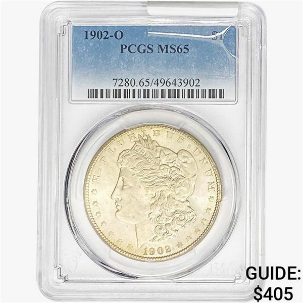 1902-O Morgan Silver Dollar PCGS MS65