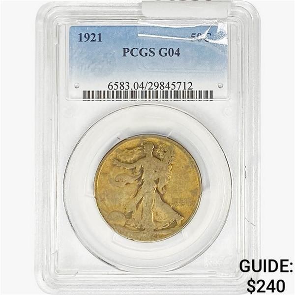 1921 Walking Liberty Half Dollar PCGS G04