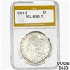 1881-S Morgan Silver Dollar PGA MS65 PL