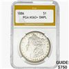 1886 Morgan Silver Dollar PGA MS63+ DMPL