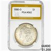 1880-O Morgan Silver Dollar PGA MS62