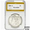 1891-S Morgan Silver Dollar PGA MS64