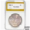 1882-S Morgan Silver Dollar PGA MS64