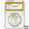 1897-S Morgan Silver Dollar PGA MS63