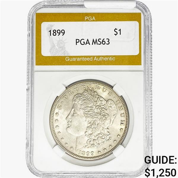 1899 Morgan Silver Dollar PGA MS63