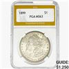 Image 1 : 1899 Morgan Silver Dollar PGA MS63