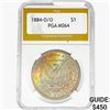 1884-O/O Morgan Silver Dollar PGA MS64