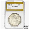 1886-S Morgan Silver Dollar PGA MS62