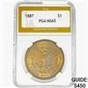 1887 Morgan Silver Dollar PGA MS65
