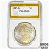 1885-O Morgan Silver Dollar PGA MS65+