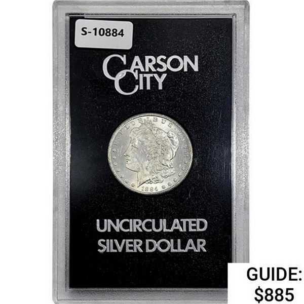 1884-CC Morgan Silver Dollar   GSA