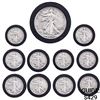 1940-1945 Varied Date Walking Lib. Half Dollars [11 Coins]